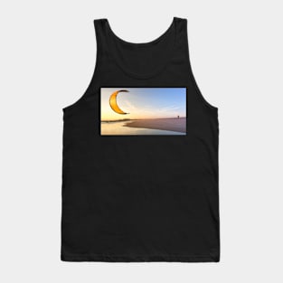 Kite surfer watching the waves Tank Top